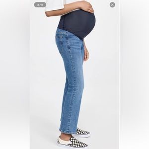 Madewell Maternity Over-the-Belly Kick Out Crop Jeans